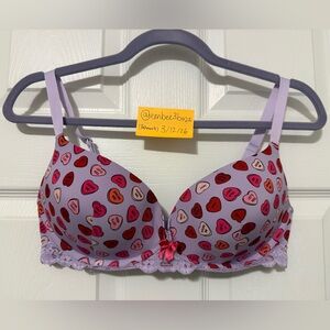 Adore Me 34DD Shea Push-up Bra Purple NWOT